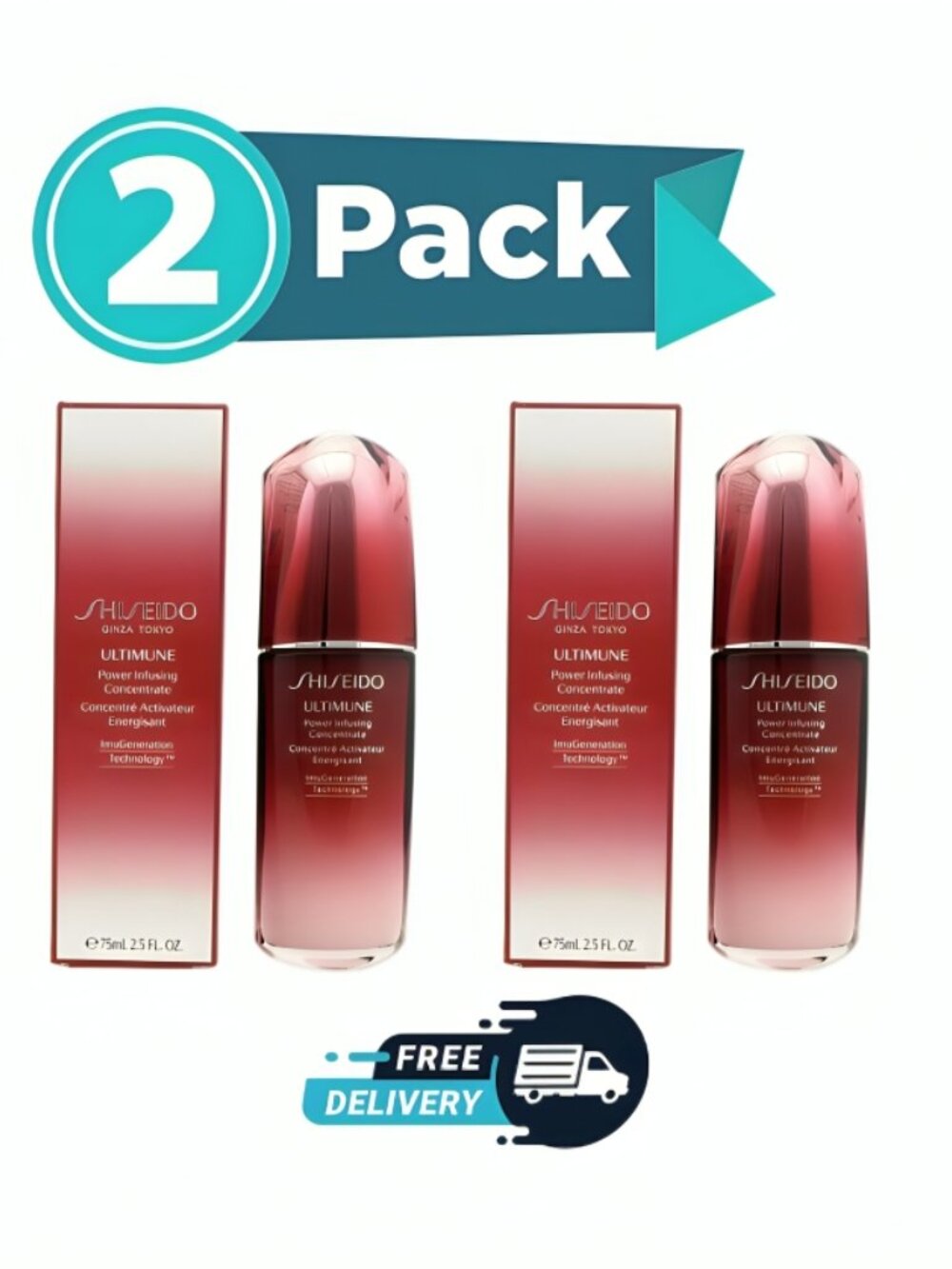 Shiseido Ultimune Power Infusing Concentrate 75ml | Anti-Aging Face Serum